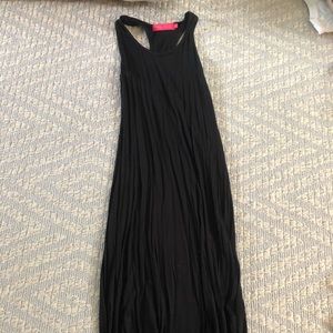 Black maxi dress